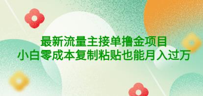 公众号最新流量主接单撸金项目，小白零成本复制粘贴也能月入过万￼￼-AI网创