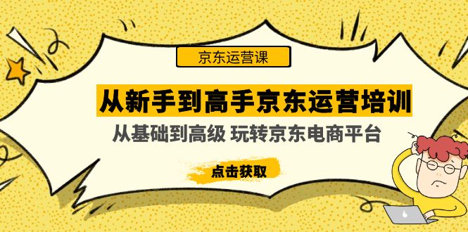 从新手到高手京东运营培训：从基础到高级 玩转京东电商平台(无中创水印) -AI网创