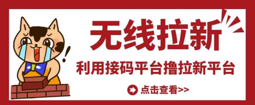 最新接码无限拉新项目，利用接码平台赚拉新平台差价，轻松日赚500+￼-AI网创