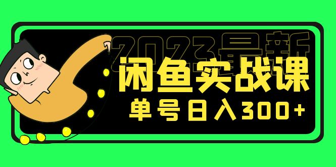 花599买的闲鱼项目：2023最新闲鱼实战课，单号日入300+（7节课）-AI网创