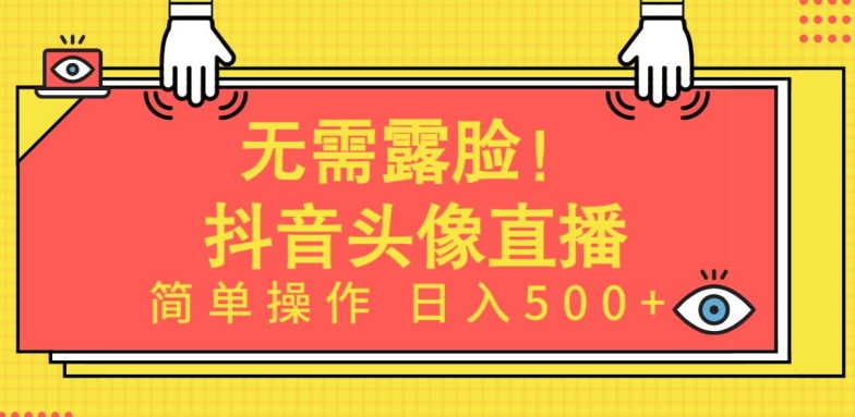 无需露脸，Ai头像直播项目，简单操作日入500+-AI网创