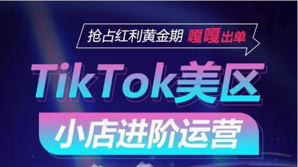TikTok Shop美区小店进阶运营，快速掌握各流量渠道玩法，抢占红利黄金期，嘎嘎出单-AI网创