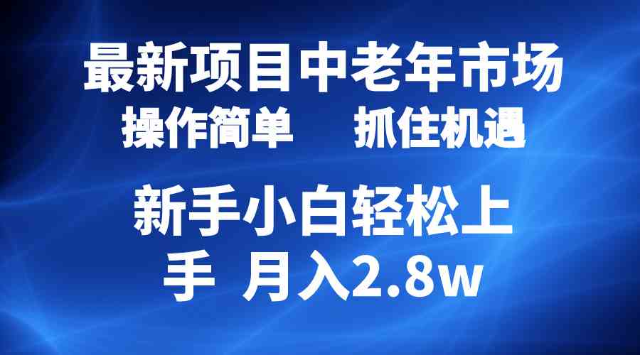 （10147期） 2024最新项目，中老年市场，起号简单，7条作品涨粉4000+，单月变现2.8w-AI网创