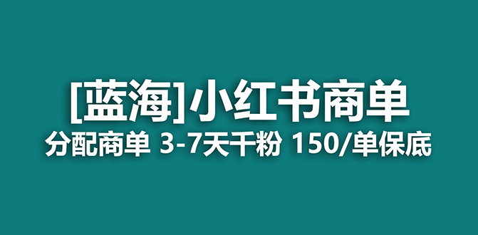 2023蓝海项目，小红书商单，快速千粉，长期稳定，最强蓝海没有之一-AI网创