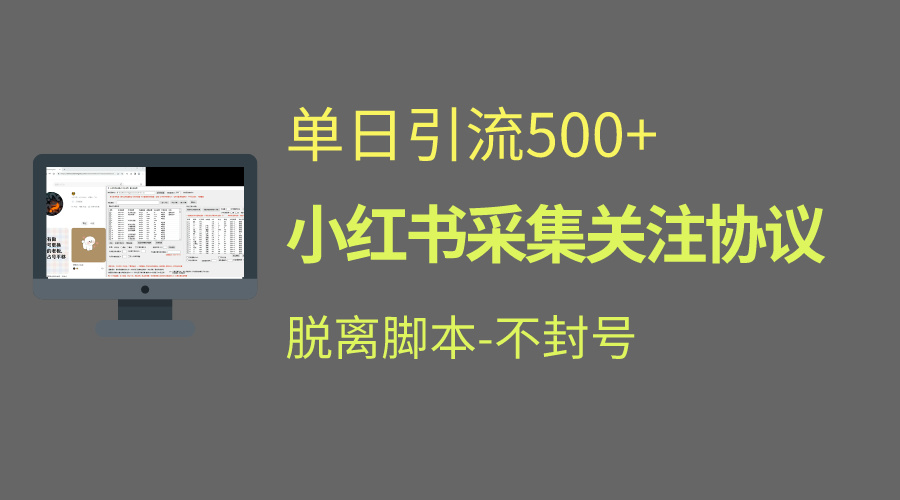 小红书最新全自动引流协议！脱离脚本防封！轻松日引流500+-AI网创