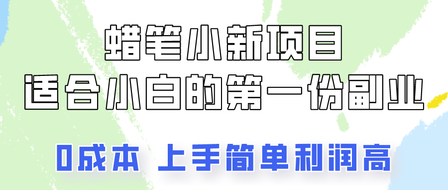 蜡笔小新项目拆解，0投入，0成本，小白一个月也能多赚3000+-AI网创
