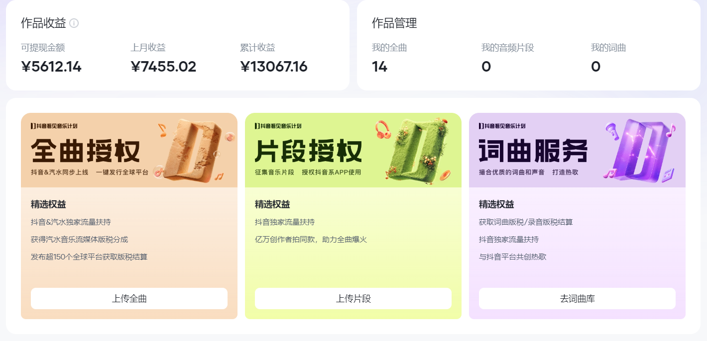 图片[1]-汽水音乐人计划自撸玩法保底月入4000+-AI网创