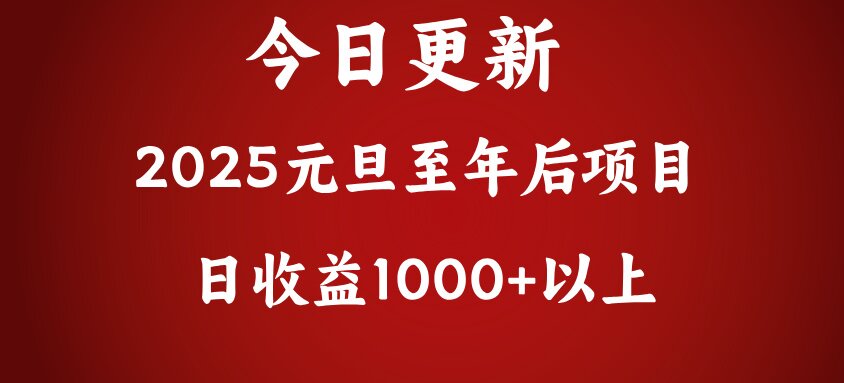 翻身项目，日收益1000+以上-AI网创