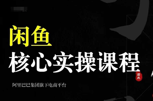 2024闲鱼核心实操课程，从养号、选品、发布、销售，教你做一个出单的闲鱼号-AI网创