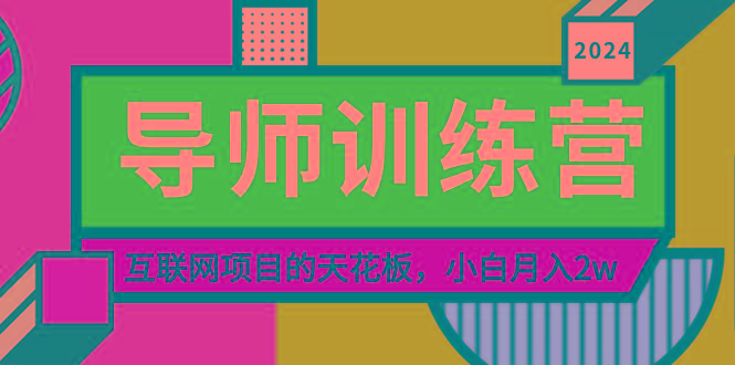 《导师训练营》精准粉丝引流的天花板，小白月入2w-AI网创