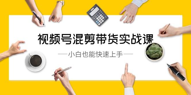 视频号混剪带货实战课，小白也能快速上手（10节课）-AI网创