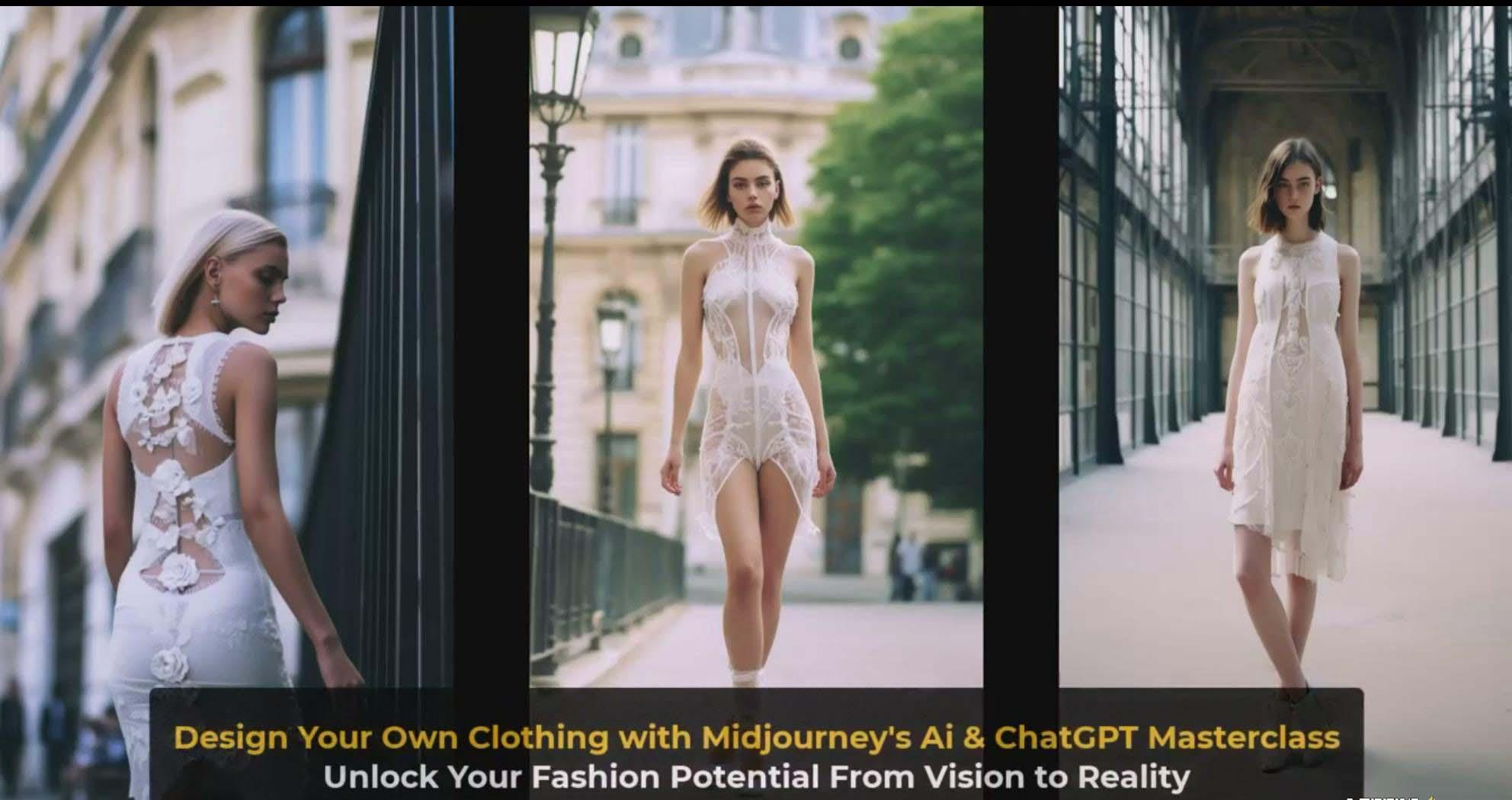 图片[4]-利用 Midjourneys Ai 人工智能设计自己的服装AI大师班-10节课-中英字幕-AI网创