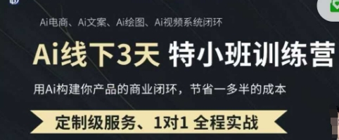 AI实操培训第20-21期线下，0基础保姆级教程，3月最新整理，企业获客、降本增效、打造超级个体-AI网创