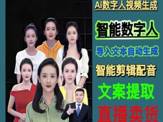 伍老师Ai数字人快速剪辑制作以及变现视频课-AI网创