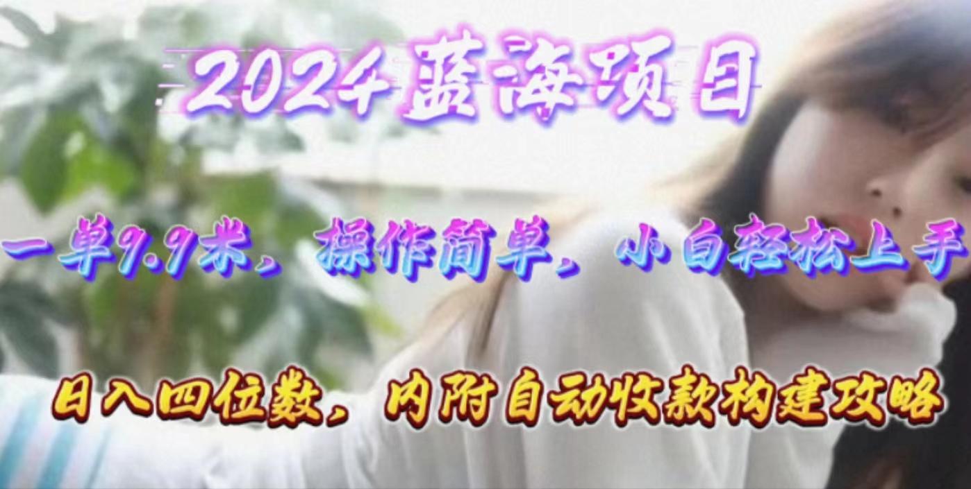 年轻群体的蓝海市场，1单9.9元，操作简单，小白轻松上手，日入四位数-AI网创