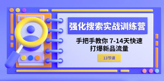 强化 搜索实战训练营，手把手教你 7-14天快速-打爆新品流量(13节课-AI网创