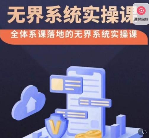 老衲·无界系统实操课，全体系落地无界改版后选择、出价、高投产做付费引流-AI网创
