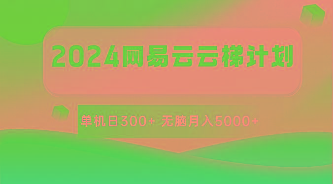 2024网易云云梯计划 单机日300+ 无脑月入5000+-AI网创