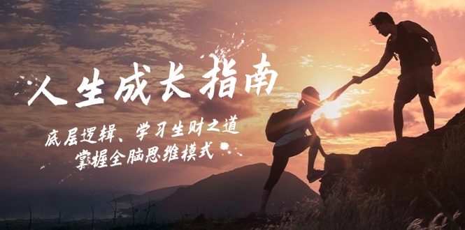 人生成长指南：底层逻辑、学习生财之道，掌握全脑思维模式-AI网创