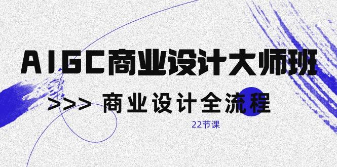 AIGC-商业设计大师班，商业设计全流程(22节课-AI网创