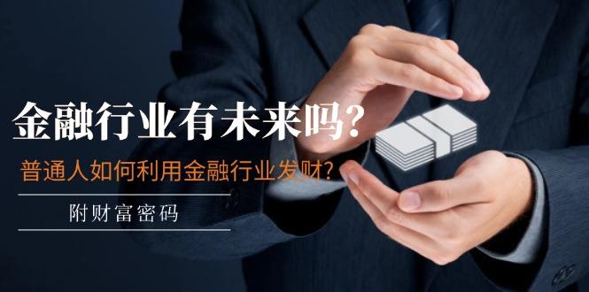 某付费文章：金融行业有未来吗？普通人如何利用金融行业发财?(附财富密码-AI网创