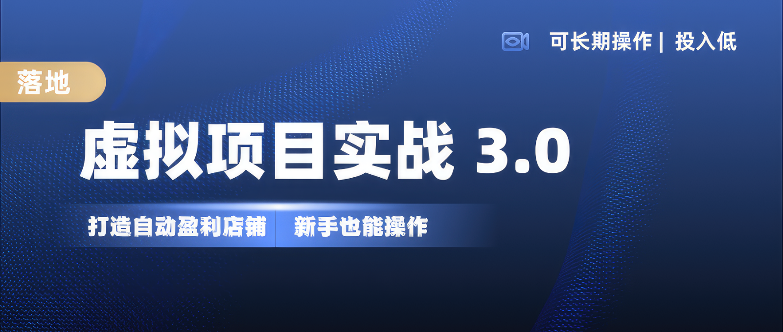 虚拟项目实操落地 3.0,新手轻松上手，单品月入1W+-AI网创