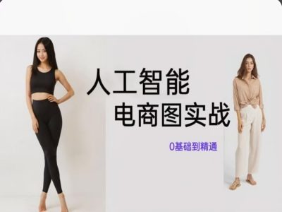 人工智能SD电商图实战，ai绘图0基础到精通-AI网创