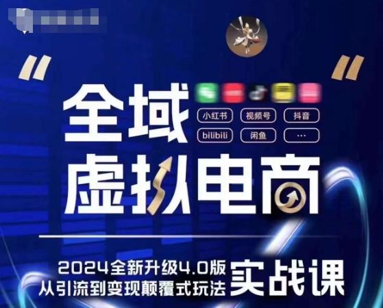 全域虚拟电商4.0 实战为主，理论为辅，5大「黄金赚钱虚拟赛道」，颠覆式的创新玩法交付-AI网创