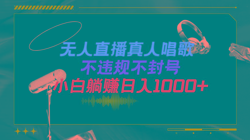 (9622期)抖音24小时无人直播音乐，不违规，不封号纯撸音浪，小白实操当天日入1000+-AI网创