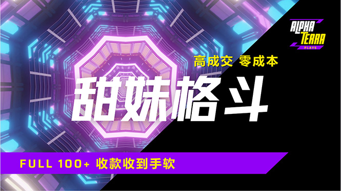高成交零成本，售卖甜美格斗课程，谁发谁火，加爆微信，日入1000+收款…-AI网创
