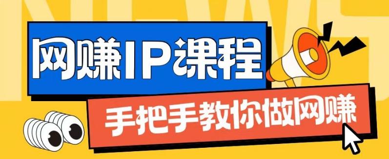 ip合伙人打造1.0，从0到1教你做网创，实现月入过万【揭秘】-AI网创