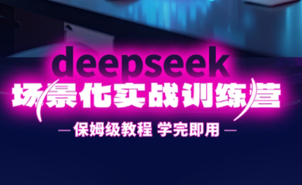 一舟老师·deepseek场景化实战训练营-AI网创