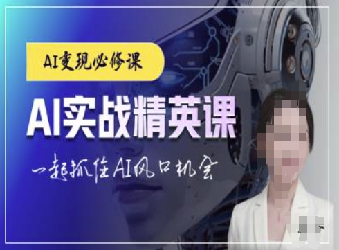 AI实战精英课，chatgptAI实战教程，一起抓住AI风口的机会-AI网创