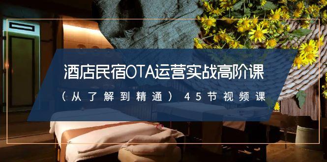 酒店民宿OTA运营实战高阶课(从了解到精通)45节视频课-AI网创