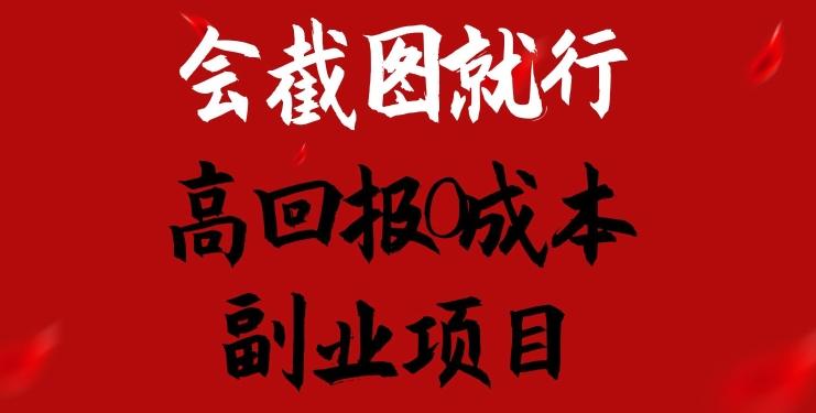会截图就行，高回报0成本副业项目，卖离婚模板一天1.5k+【揭秘】-AI网创