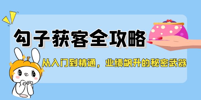 从入门到精通，勾子获客全攻略，业绩飙升的秘密武器-AI网创