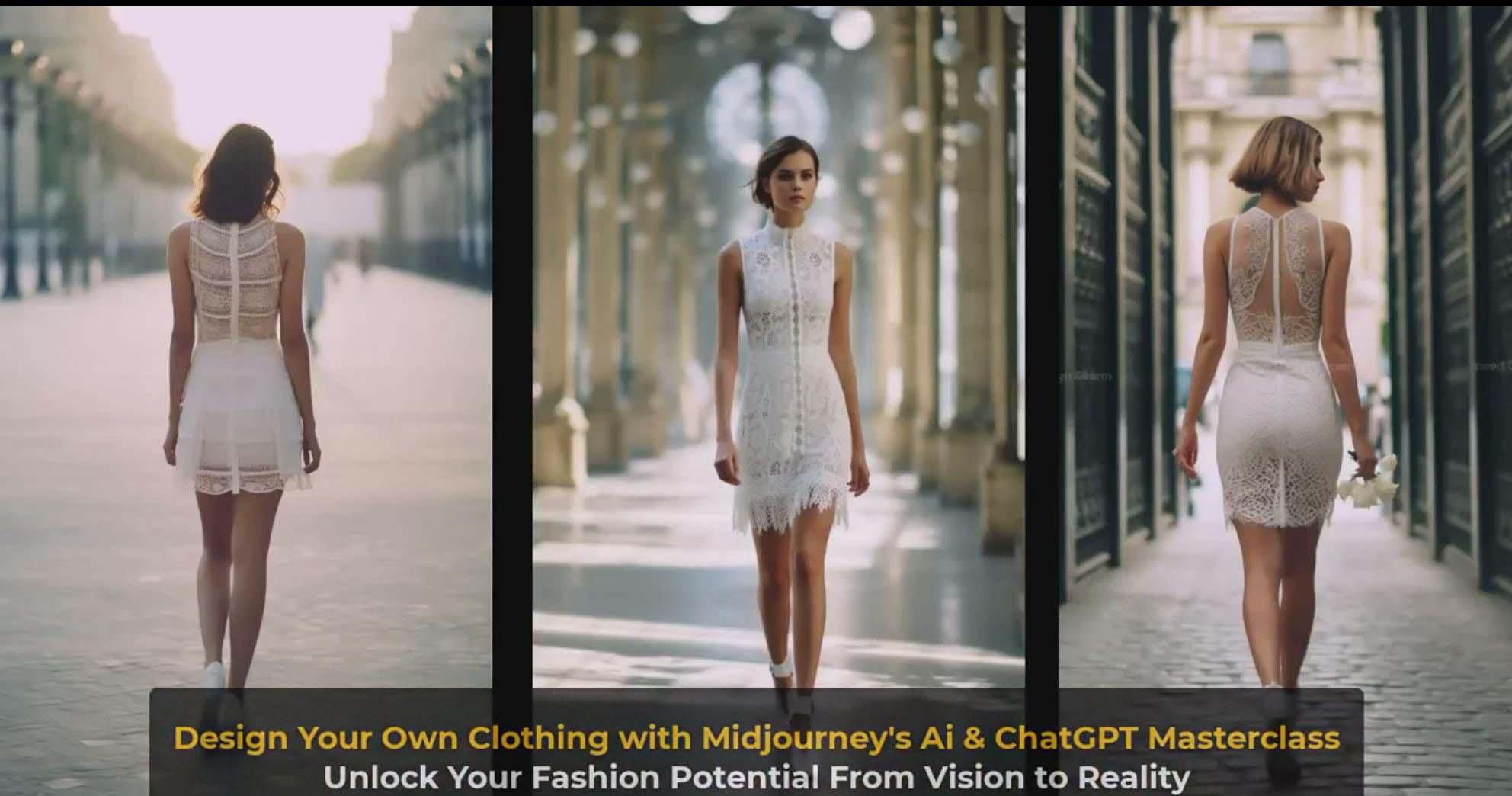 图片[2]-利用 Midjourneys Ai 人工智能设计自己的服装AI大师班-10节课-中英字幕-AI网创