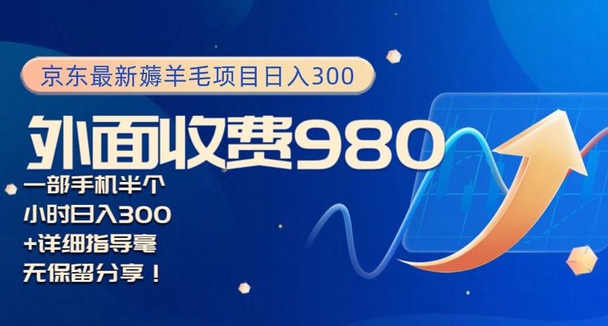 京东最新薅羊毛项目小白怎么做到日入300+一部手机半小时搞定-AI网创