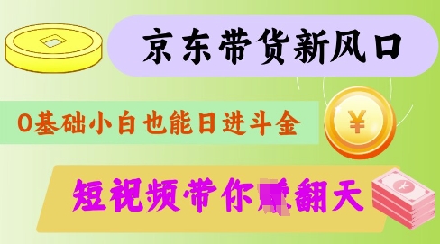 最新京东短视频带货代运营秘籍，轻松躺挣【揭秘】-AI网创