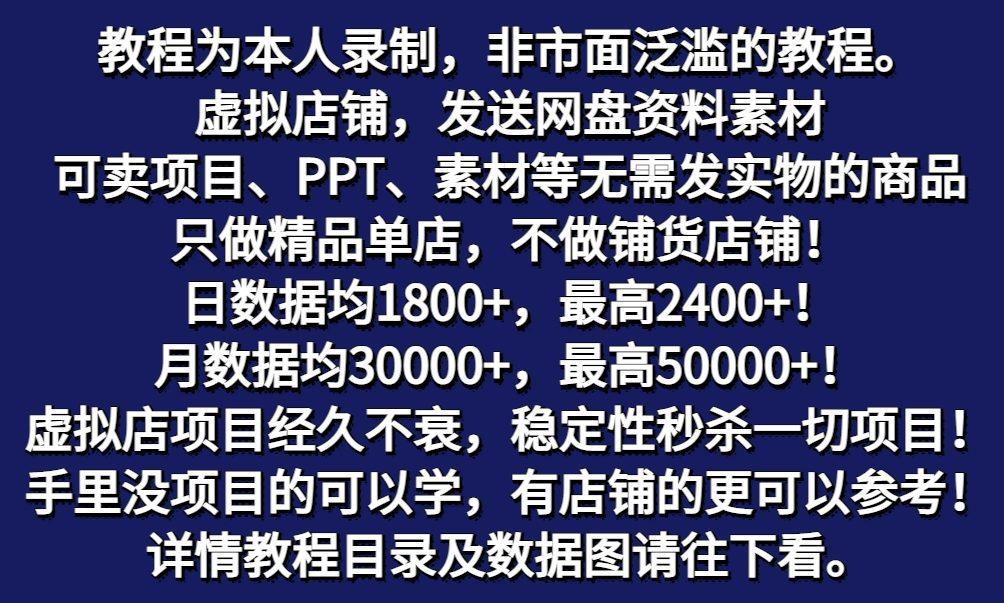 图片[2]-拼多多虚拟电商训练营月入50000+你也行，暴利稳定长久，副业首选-AI网创