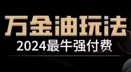 2024最牛强付费，万金油强付费玩法，干货满满，全程实操起飞(更新25年04月)-AI网创