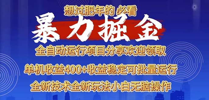 2025暴力掘金项目，想过肥年必看！-AI网创