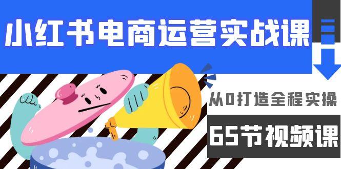(9724期)小红书电商运营实战课，从0打造全程实操(65节视频课)-AI网创