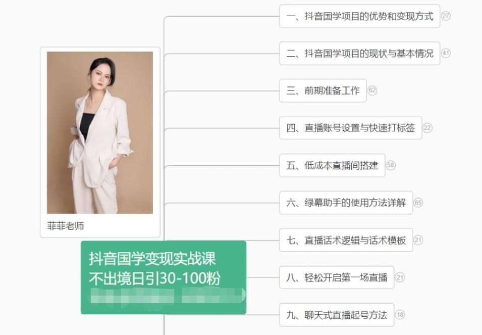 抖音国学变现项目：不出境日引30-100粉实战课程-AI网创