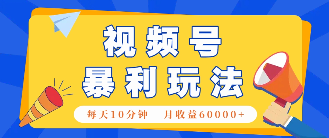 视频号AI赚钱法，每天只需10分钟，月入6万+！(超详细拆解)-AI网创