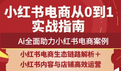 天诺老吴·2025小红书电商全链路运营-AI网创