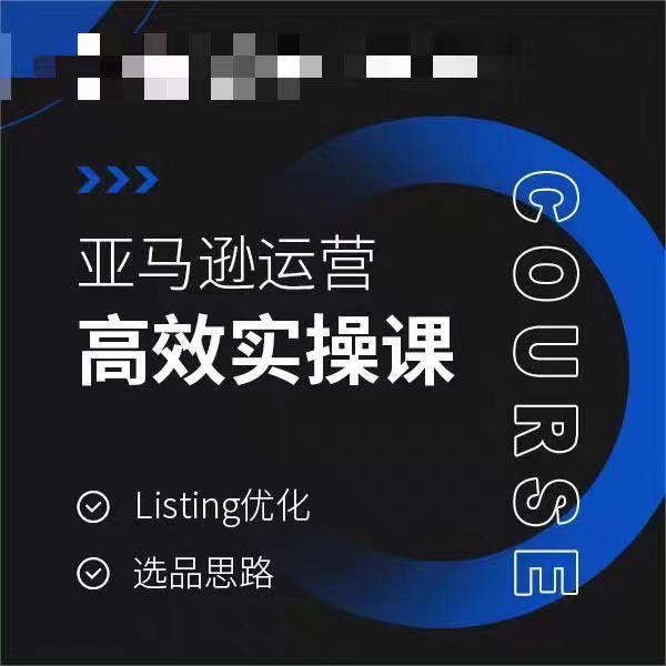 亚马逊运营高效实操课，Listing优化，选品思路-AI网创