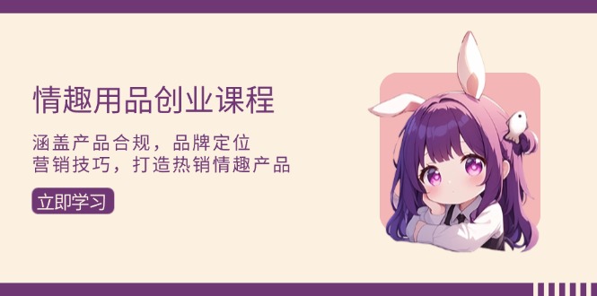 情趣用品创业课程：涵盖产品合规，品牌定位，营销技巧，打造热销情趣产品-AI网创
