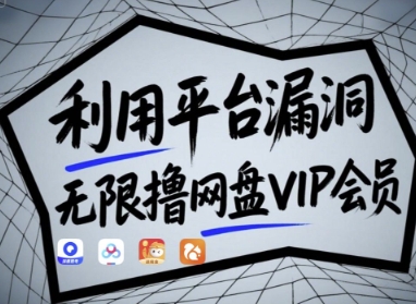 利用平台漏洞，无限撸网盘VIP会员，用户亲测有效!【漏洞原理+操作演示】-AI网创