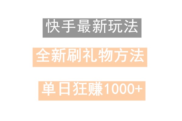 快手无人直播，过年最稳项目，技术玩法，小白轻松上手日入500+-AI网创